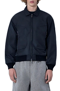 Brain Dead Zip-Front Bomber Jacket