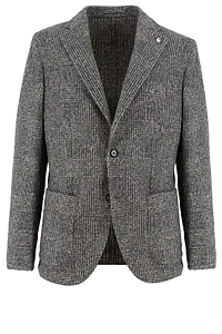 Brando Checked Single-Breasted Blazer