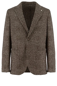 Brando Checked Single-Breasted Blazer