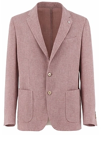 Brando Slub Weave Single-Breasted Blazer