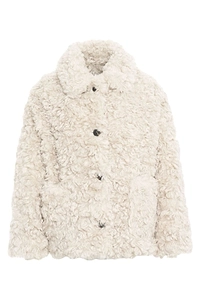 Breras Faux Fur Buttoned Jacket