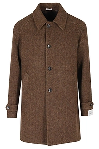 Breras Milano Spalatoc Herringbone Raglan Coat