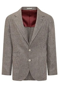 Brunello Cucinelli Checked Single-Breasted Blazer