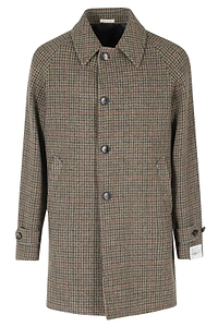 Breras Milano Spalatocz Checked Raglan Coat