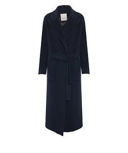 Breras V-Neck Belted Coat