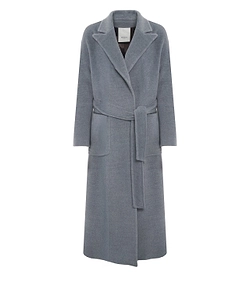 Breras V-Neck Belted Coat