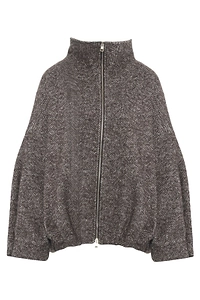 Breras Two-Way Zipped Oversized Jacket
