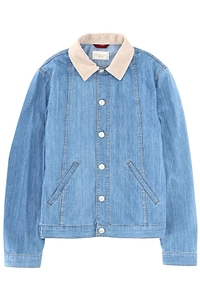 Brunello Cucinelli Single Breasted Denim Jacket