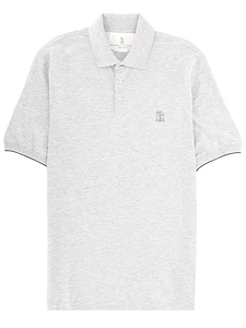 Brunello Cucinelli Logo Detailed Short-Sleeved Polo Shirt