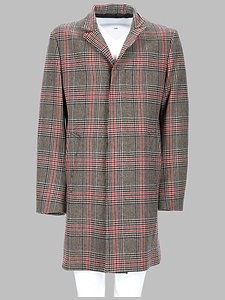 Brian Dales Checked Single-Breasted Coat
