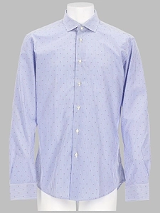 Brian Dales Micro-Dot Striped Shirt