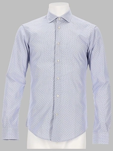 Brian Dales Micro-Pattern Slim Shirt