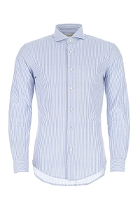 Brian Dales Long Sleeved Striped Buttoned Shirt