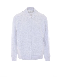 Brunello Cucinelli Crewneck Zip-Up Sweatshirt