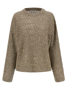 Brunello Cucinelli Crochet Crewneck Jumper