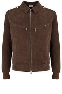 Brunello Cucinelli Cropped Zip-Up Jacket