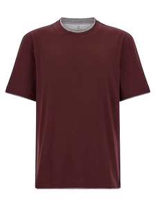 Brunello Cucinelli Double Layer T-Shirt