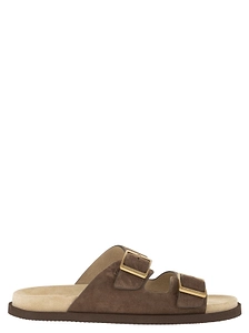 Brunello Cucinelli Double Buckled Strapped Sandals