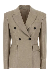 Brunello Cucinelli Double-Breasted Long Sleeved Blazer