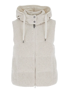 Brunello Cucinelli Drawstring Knitted Gilet