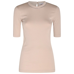 Brunello Cucinelli Embellished Collar T-Shirt