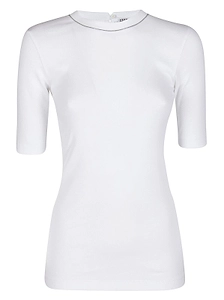 Brunello Cucinelli Embellished Short-Sleeved T-Shirt