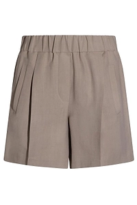 Brunello Cucinelli Fluid Twill Baggy Shorts