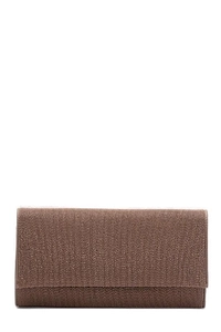 Brunello Cucinelli Precious Monili Foldover Top Clutch Bag