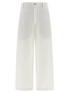 Brunello Cucinelli Gabardine Cropped Chino Trousers