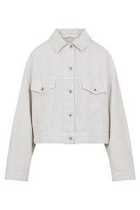 Brunello Cucinelli Long Sleeved Cropped Jacket