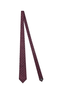 Brunello Cucinelli Geometric Herringbone Tie