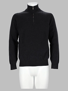 Brunello Cucinelli Half-Zip Knitted Sweater