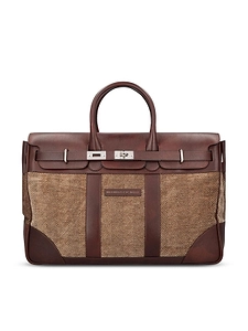 Brunello Cucinelli Herringbone Country Bag