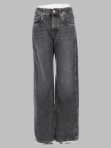 Brunello Cucinelli Logo Patch Boyfriend Jeans