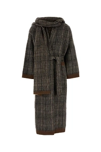 Brunello Cucinelli Hooded Belted Coat