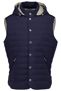 Brunello Cucinelli Hooded Quilted Gilet