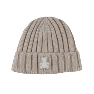 Brunello Cucinelli Kids Bear Patch Beanie