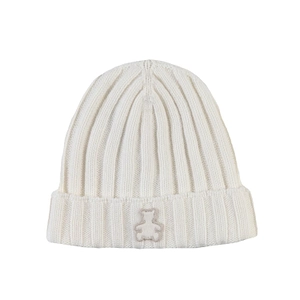 Brunello Cucinelli Kids Bear Patch Beanie