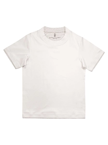 Brunello Cucinelli Kids Layered Jersey T-Shirt