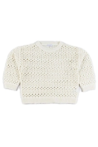 Brunello Cucinelli Kids Loose-Knit Crew Neck Jumper
