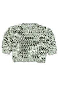 Brunello Cucinelli Kids Loose-Knit Crew Neck Jumper