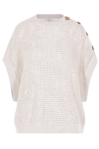 Brunello Cucinelli Knitted Embellished Jumper
