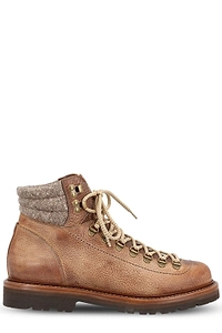 Brunello Cucinelli Lace-Up Ankle Boots