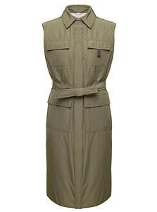 Brunello Cucinelli Knot Detailed Sleeveless Dress