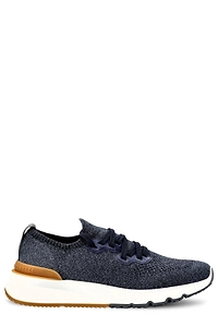 Brunello Cucinelli Lace Up Sock Sneakers