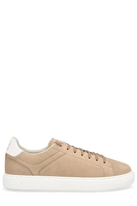 Brunello Cucinelli Round-Toe Lace-Up Sneakers