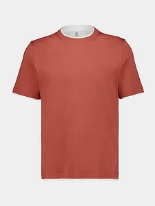Brunello Cucinelli Layered-Effect Crewneck T-Shirt