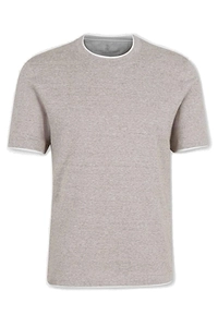 Brunello Cucinelli Layered Effect Crewneck T-Shirt