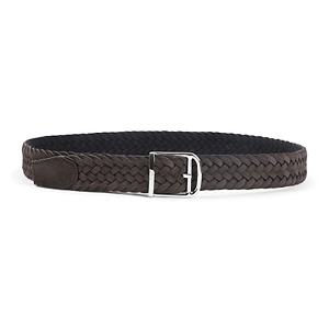 Brioni Braided Leather Belt