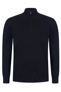 Brioni Half-Zip Mockneck Jumper